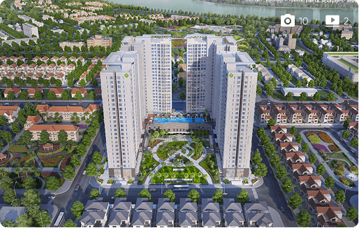 Căn hộ 2 phòng ngủ-Tầng 10/Căn 21